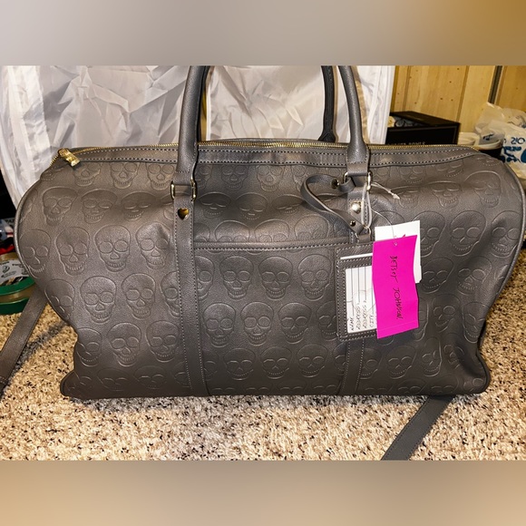 Betsey Johnson Other - TikTok viral betsey Johnson skull duffle bag gothic aesthetics witch decor